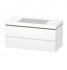 Тумба под раковину, Duravit, L-Cube, шгв 1000*480*500, раковина-в комплекте, цвет-белый матовый