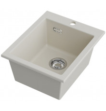 Мойка, Omoikiri, Omishima, шгв 410*510*220, отверстия для смесителя-1, цвет-cream