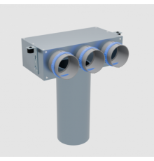 Пленум, Flexag FL-PCP-125/90x3, вентиляционный потолочный, D125, на 3 выxода FLD