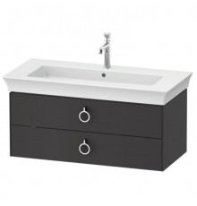 Тумба под раковину, Duravit, White Tulip, шгв 984*458*410 мм, раковина-необходимо заказать, цвет-графитовый шелковисто-матовый