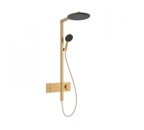 Душевая стойка, Hansgrohe, Raindance Alive, цвет-бронза шлифованная