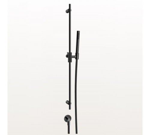 Душевой гарнитур, Gessi, Ingranaggio, 23, цвет-Black Metal PVD