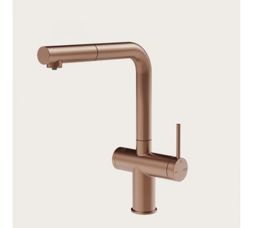 Смеситель для кухни, Gessi, INEDITO, цвет-Copper Brushed PVD