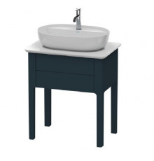 Тумба для консоли, Duravit, Luv, шгв 688*450*743, раковина-необходимо заказать, цвет-темно-синий шелковисто-матовый