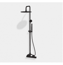 Душевая стойка, Fima Carlo Frattini, Shower column, X COLLECTION, цвет-черный матовый
