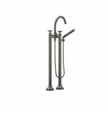 Смеситель для ванны и душа, Dornbracht, Vaia, напольный, цвет-Dark Platinum сатинированная