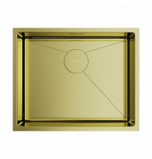 Мойка, OMOIKIRI, TAKI, шгв 540*440*200, отверстия для смесителя-отсутствуют, цвет-светлое золото