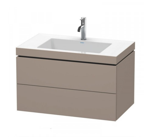 Тумба под раковину, Duravit, L-Cube, шгв 800*480*500, раковина-в комплекте, цвет-базальт матовый