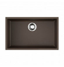 Мойка, OMOIKIRI, Tedori, шгв 660*420*220, отверстия для смесителя-отсутствуют, цвет-espresso