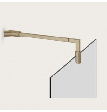 Стабилизатор, Gessi, Shower G Swing System Diiamantato, для стекла, цвет-Finox Brushed Nickel