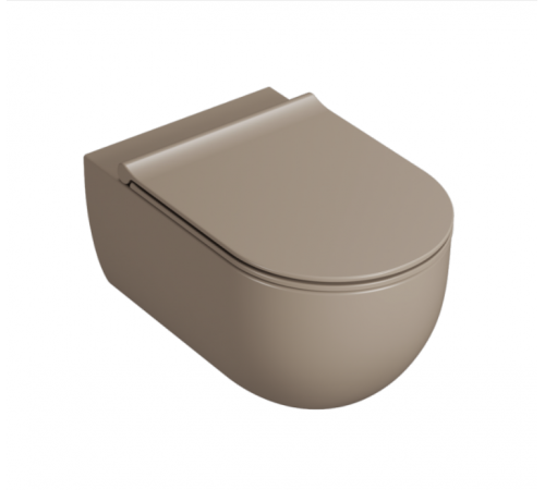 Унитаз, Globo, MODE, подвесной, шгв 340*530*330, CERASLIDE, BATAFORM, цвет-Castagno