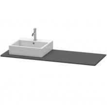 Столешница, Duravit, XSquare, шгв 1400*550*16, цвет-графит матовый