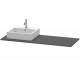 Тумба под раковину, Duravit, Ketho, шгв 450*225*550, петли-слева, раковина-необходимо заказать, цвет-бетонно-серый матовый