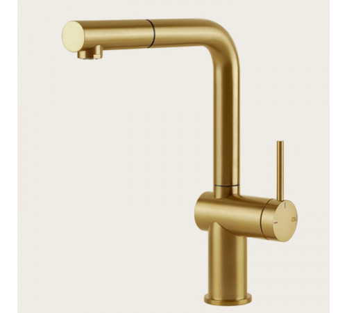 Смеситель для кухни, Gessi, Inedito, цвет-Gold Brushed PVD (старый арт. 60433/716)
