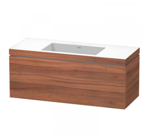Тумба под раковину, Duravit, L-Cube, шгв 1200*480*500, раковина-в комплекте, цвет-орех натуральный