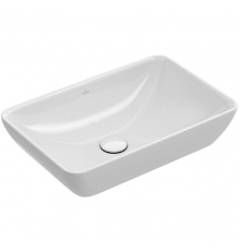 Раковина, Villeroy&Boch, Venticello, шгв 550*360*118, отверстия для смесителя-отсутствуют, цвет-альпийский белый