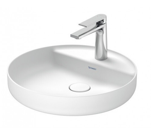 Раковина, Duravit, Vitrium, шгв 460*460*130, отверстия для смесителя-1, цвет-White Satin Matt