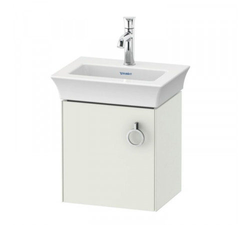 Тумба под раковину, Duravit, White Tulip, шгв 384*298*410, раковина-необходимо заказать, петли-слева, цвет-белый шелковисто-матовый