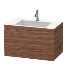 Тумба под раковину, Duravit, L-Cube, шгв 800*480*500, раковина-в комплекте, цвет-орех темный