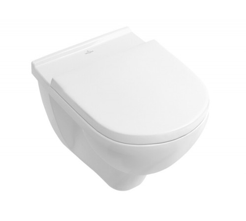 Унитаз, Villeroy&Boch, O'Novo, подвесной, шгв 360*560*350, CeramicPlus, цвет-альпийский белый