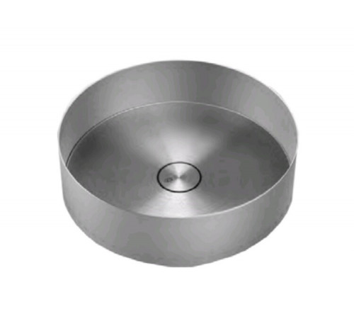 Раковина, Gessi, 316, шгв 400*400*125, отверстия для смесителя-отсутствуют, цвет -Black Metal Brushed PVD