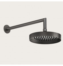 Верхний душ, Gessi, Rigato, 218*218, цвет-Black Metal Brushed PVD