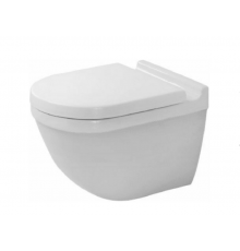 Унитаз, Duravit, Starck 3, подвесной, шгв 360*540*340, HygieneGlaze, цвет-белый