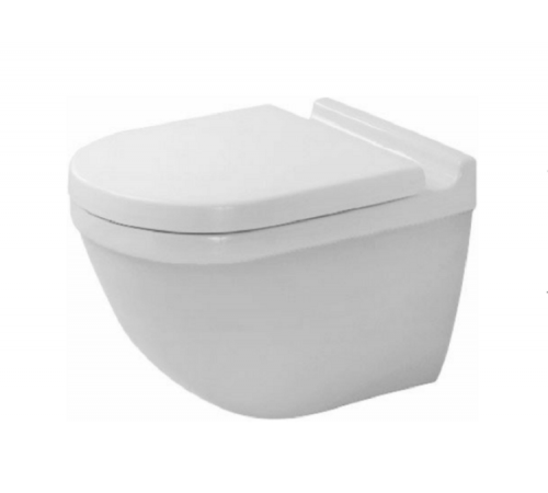 Унитаз, Duravit, Starck 3, подвесной, шгв 360*540*340, HygieneGlaze, цвет-белый