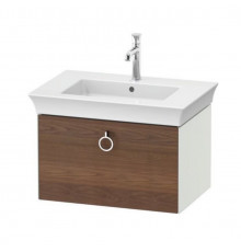Тумба под раковину, Duravit, White Tulip, шгв 684*458*410, раковина-необходимо заказать, цвет-белый шелковисто-матовый/американский орех