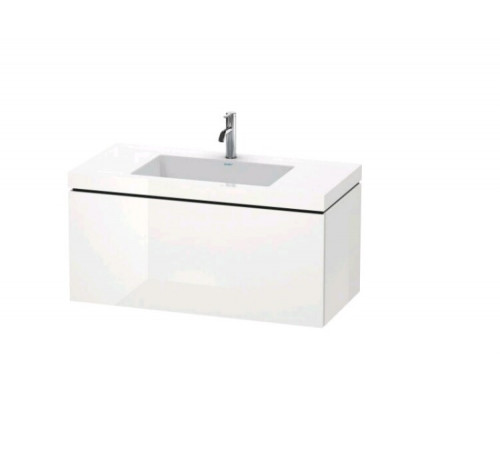 Тумба под раковину, Duravit, L-Cube, шгв 1000*480*500, раковина-в комплекте, цвет-базальт матовый