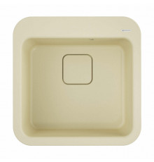 Мойка, OMOIKIRI, Tasogare, шгв 510*510*210, отверстия для смесителя-3 промаркированных, цвет-ваниль