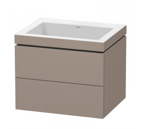 Тумба под раковину, Duravit, L-Cube, шгв 600*480*500, раковина-в комплекте, цвет-базальт матовый