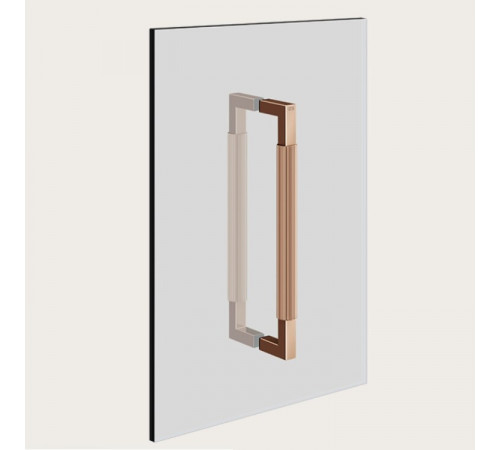 Ручка двойная, Gessi, Shower G Rigato, 300мм, цвет-Copper PVD