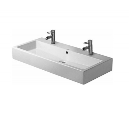 Раковина, Duravit, Vero, шгв 1000*470*175, отверстия для смесителя-2, цвет-белый