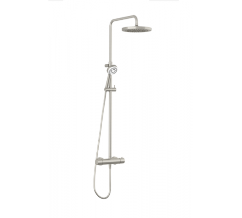 Душевая стойка, Kludi, LOGO, DUAL SHOWER SYSTEM, цвет-никель брашированный