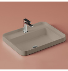 Раковина, Artceram, FUORI SCALA, шгв 605*455*153, отверстия для смесителя-1, цвет-Brown matera (Товар заказной, возврату не подлежит)