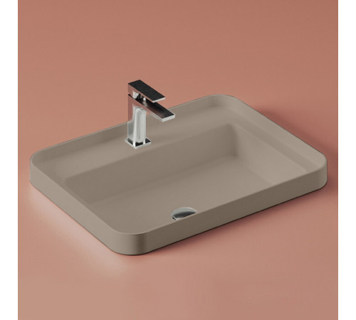 Раковина, Artceram, FUORI SCALA, шгв 605*455*153, отверстия для смесителя-1, цвет-Brown matera (Товар заказной, возврату не подлежит)