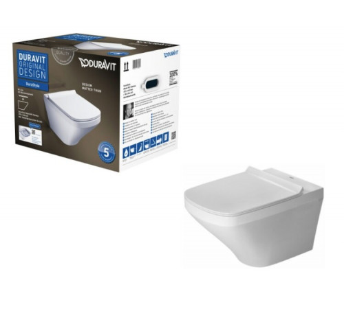 Унитаз, Duravit, Durastyle, подвесной, шгв 370*540*355, цвет-белый