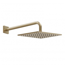 Верхний душ, Gessi, Rilievo, 250*250, цвет-Warm Bronze Br. PVD
