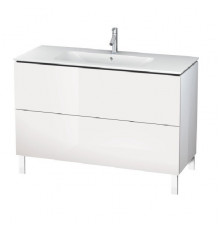 Тумба под раковину, Duravit, L-Cube, шгв 1220*481*704, раковина-необходимо заказать, цвет-белый глянцевый