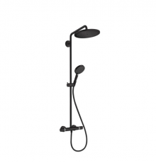 Душевая стойка, Hansgrohe, Croma Select S, цвет-черный матовый