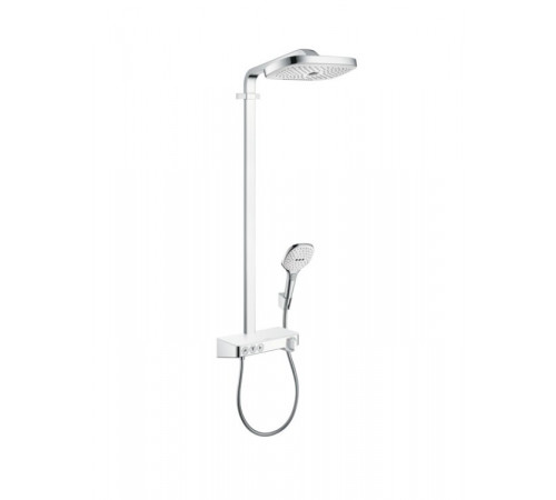 Душевая стойка, Hansgrohe, Raindance Select E, цвет-белый/хром