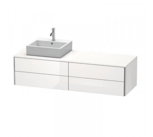 Тумба под раковину, Duravit, XSquare, шгв 1600*548*400, раковина-необходимо заказать, цвет-белый глянцевый