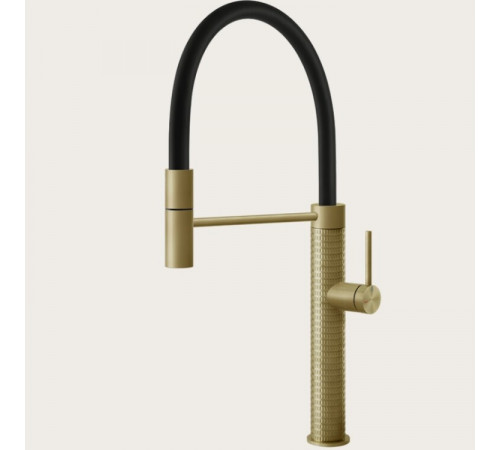 Смеситель для кухни, Gessi, 316 Meccanica, цвет-Brushed Brass PVD