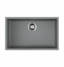 Мойка, OMOIKIRI, Tedori, шгв 660*420*220, отверстия для смесителя-отсутствуют, цвет-Leningrad grey