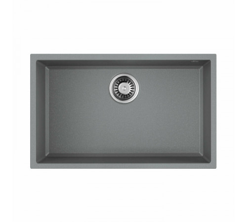 Мойка, OMOIKIRI, Tedori, шгв 660*420*220, отверстия для смесителя-отсутствуют, цвет-Leningrad grey