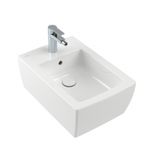 Биде, Villeroy&Boch, Memento 2.0, подвесной, шгв 375*560*225, CeramicPlus, цвет-альпийский белый