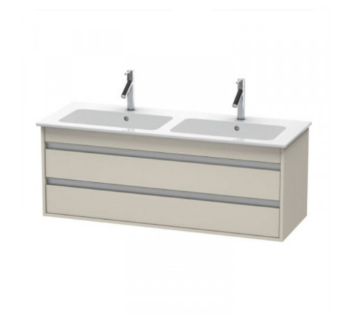 Тумба под раковину, Duravit, Ketho, шгв 1270*475*480, раковина-необходимо заказать, цвет-бетонно-серый матовый