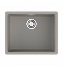 Мойка, OMOIKIRI, Yamakawa, шгв 556*456*200, отверстия для смесителя-отсутствуют, цвет-Leningrad grey