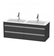 Тумба под раковину, Duravit, Ketho, шгв 1270*475*480, раковина-необходимо заказать, цвет-графит матовый